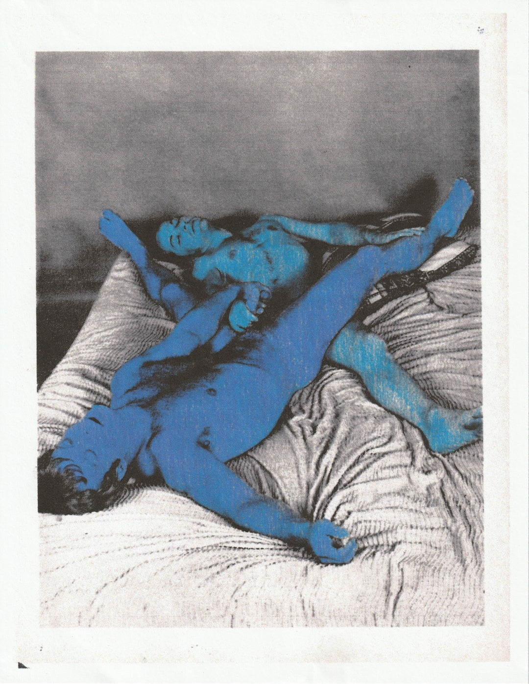 Blue Lovers (Framed)