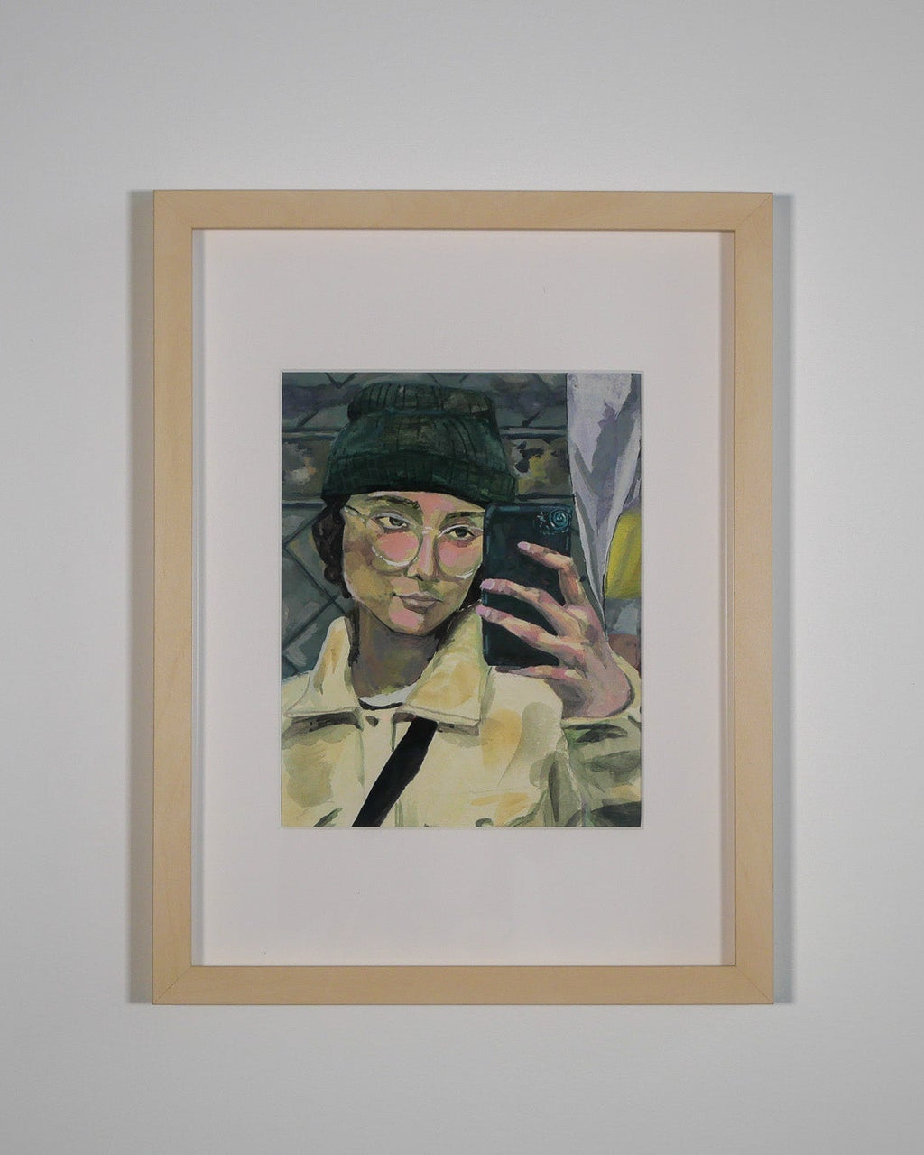 Finn with Phone (Framed)