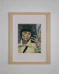 Finn with Phone (Framed)