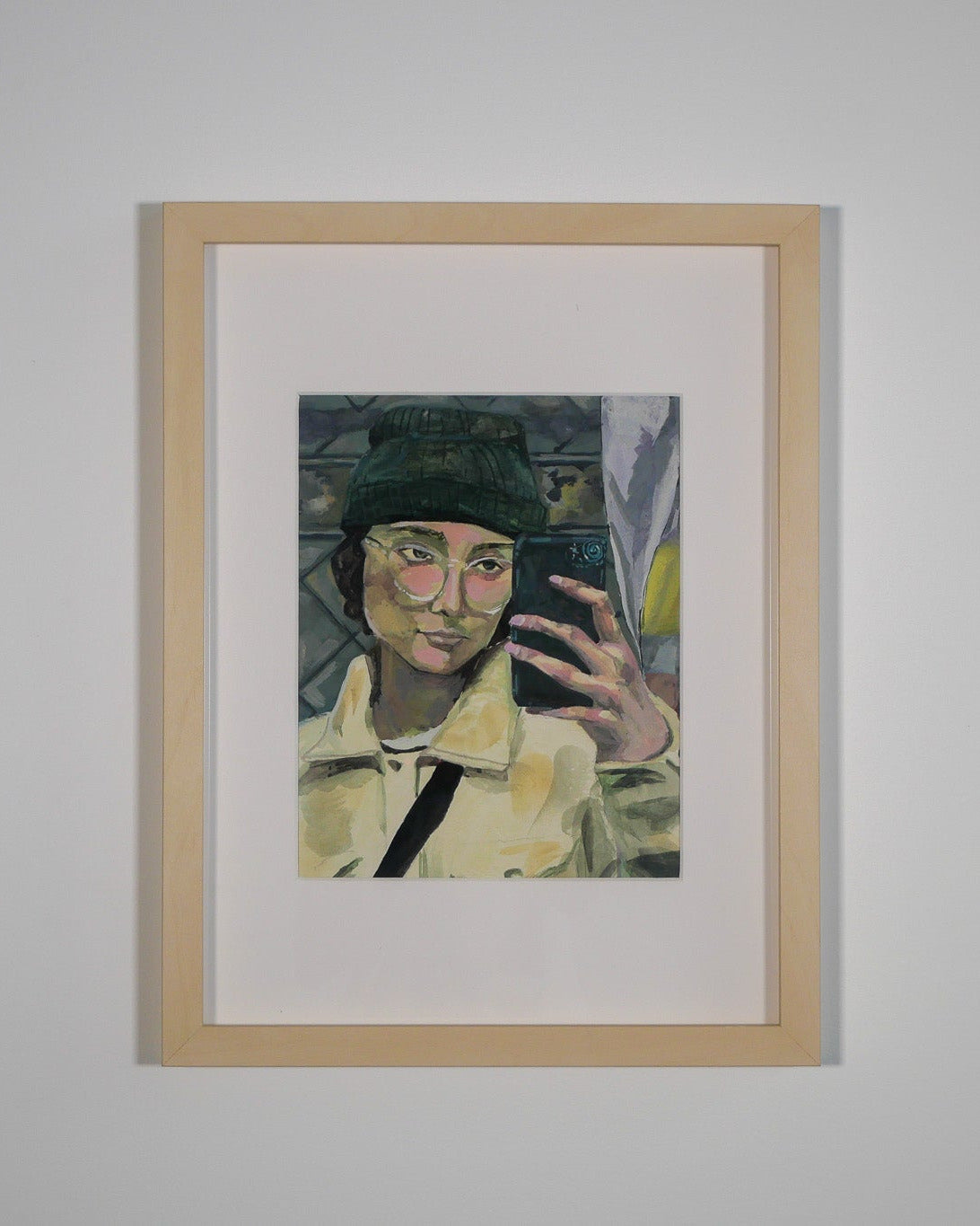 Finn with Phone (Framed)