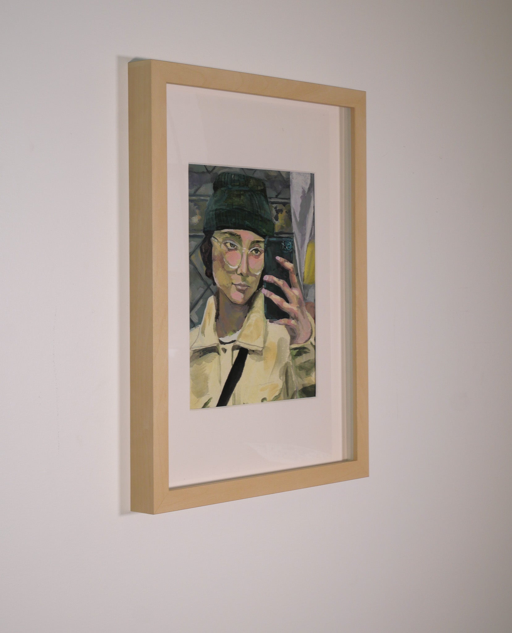 Finn with Phone (Framed)