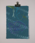 Teal Denim Heart