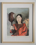 Zoe with Mirror (Framed)